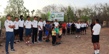 INS Valsura celebrates World Environment Day by planting fruit saplings