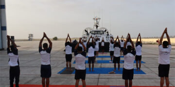 Azadi ka Amrit Mahotsav: Indian Coast Guard celebrates International Day of Yoga across Gujarat