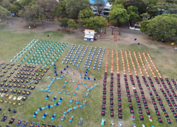 Over 2K Valsurians celebrate International Day of Yoga on the theme ‘Yoga For Humanity’