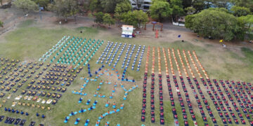 Over 2K Valsurians celebrate International Day of Yoga on the theme ‘Yoga For Humanity’