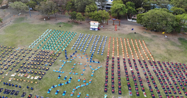 Over 2K Valsurians celebrate International Day of Yoga on the theme ‘Yoga For Humanity’