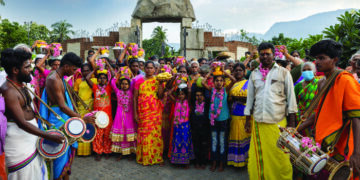 Adi Amavasya celebrated with traditional fervour, gaiety and fanfare at Adiyogi in Kovai