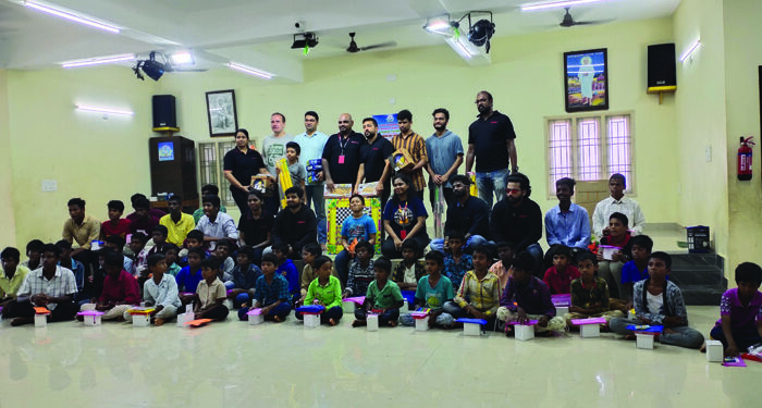 CSR: Foodhub Software Solutions donates sports goods to Chennai orphanage