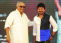 Producer Boney Kapoor presents gold chain to ‘Nenjuku Needhi’ hero Udhayanidhi at film’s 50th day success meet