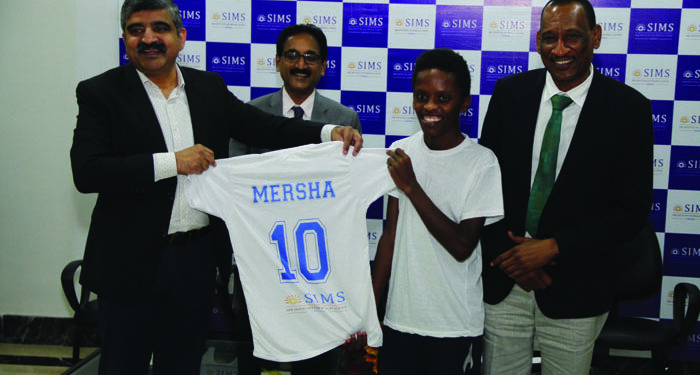 Ethiopian teenager with Kyphoscoliosis, treated successfully at SIMS Hospital