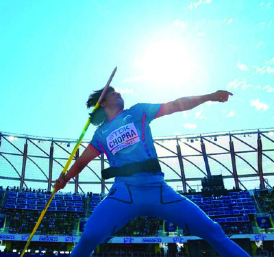 PM pats Neeraj Chopra on winning Silver Medal at World Championships in Men’s Javelin