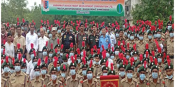 Climate Action: NCC Directorate Gujarat conducts plantation drive at Sabarmati Riverfront in Ahmedabad