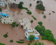 Indian Coast Guard rescues 6 stranded persons in flood-hit areas of Navsari dist in Gujarat
