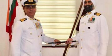 Commodore JS Dhanoa takes over command of Indian Naval Ship Valsura