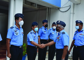 Air Vice Marshal MV Rama Rao ends three-day visit to Air Force Station Avadi