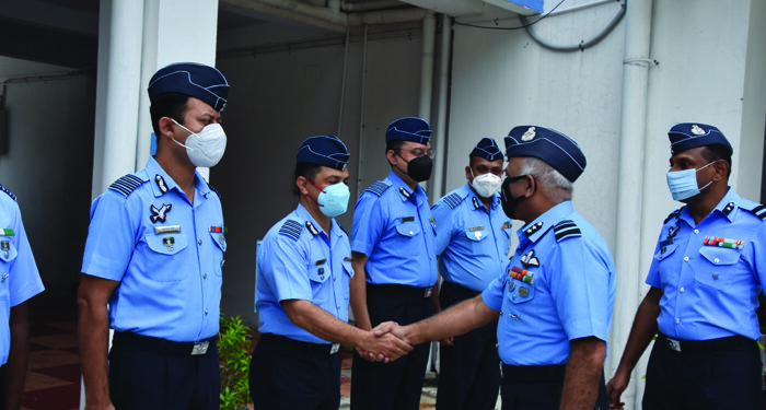 Air Vice Marshal MV Rama Rao ends three-day visit to Air Force Station Avadi