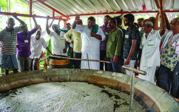 Sugarcane farmers share sweet success stories with over 100 farmers from various dists of TN
