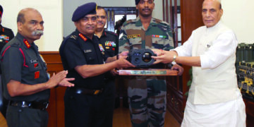 Rajnath Singh hands over indigenous defence systems to Army