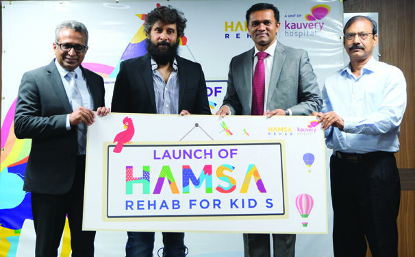 ‘Chiyaan’ Vikram launches Kauvery Hospital’s HAMSA Rehab centre for specially-able kids