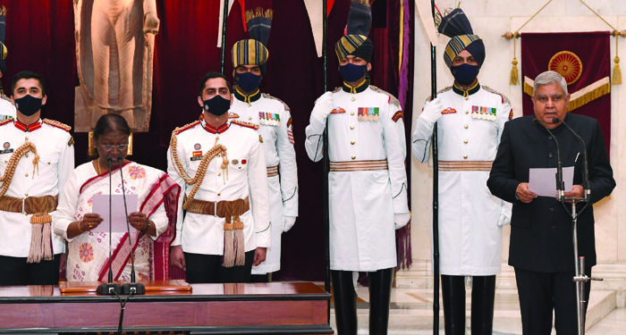 Jagdeep Dhankhar sworn in as 14th Vice President of India