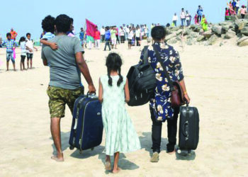 8 more Sri Lankan nationals from Thalaimannar and Jaffna arrive in Tamil Nadu