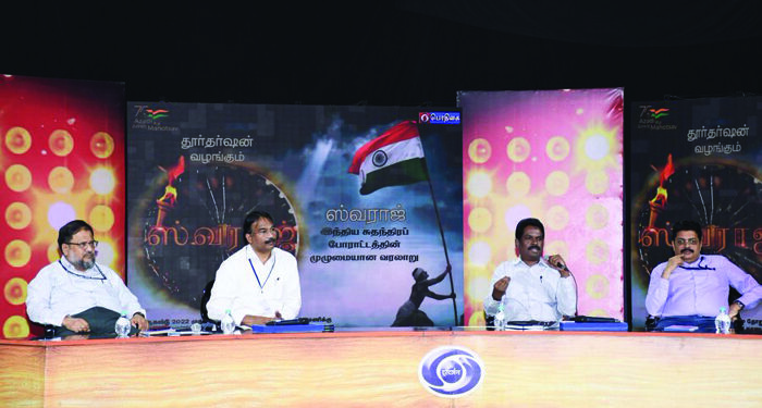 DD Podhigai to telecast Tamil version of ‘Swaraj – Bharat ke Swatantrata Sangram ki Samagra Gatha’