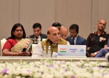 Defence Minister Rajnath Singh calls upon SCO to fight terrorism unitedly
