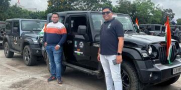 Thar Club of Gujarat, Tharstory take out jeep rally to mark 75th anniversary of Independence