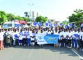Eye Donation Fortnight: Over 200 take part in human chain of Dr Agarwal’s Eye Hospital