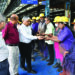 ICF celebrates successful rolling out of 3rd Vande Bharat train by distributing sweets