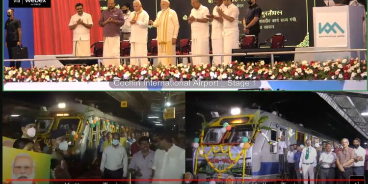 PM launches Kochi Metro, Indian Railways projects worth over Rs 4,500 cr in Kochi
