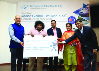 Socio-conscious Yogi Babu launches Gleneagles Global’s ambulance tracking app ‘UDANE Global’