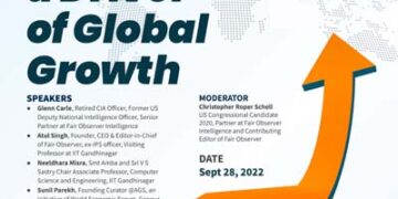Ex-US CIA Officer & experts to discuss potency of ‘India as a Driver of Global Growth’ tomorrow