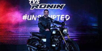 TVS rides into industry-first ‘modern-retro’ motorcycle with the launch of TVS RONIN in Gujarat