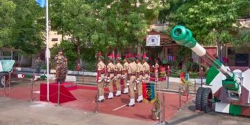 Major General Arvind Kapoor’s pep talk to NCC contingent at Ek Bharat Shreshtha Bharat camp