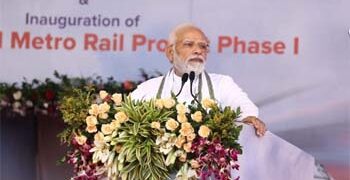 PM flags off new Vande Bharat Express, Ahmedabad Metro rail project