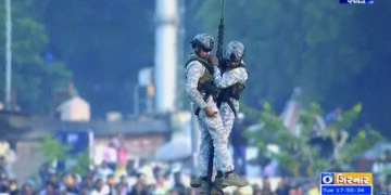 Live demos, showcasing operational readiness of Armed Forces, enthrall audience