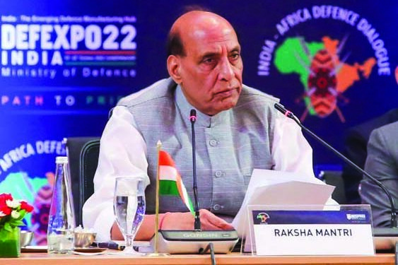 India does not believe in a hierarchical world order but believes in equality, dignity: Rajnath