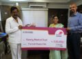 Film Producer-Director Kalaippuli S Thanu donates Rs 5 lakh to save ailing woman