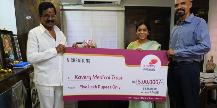 Film Producer-Director Kalaippuli S Thanu donates Rs 5 lakh to save ailing woman