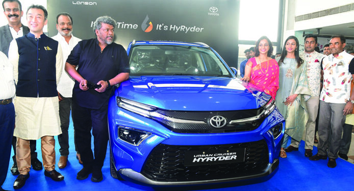 Lanson Toyota drives in Urban Cruiser Hyryder, nation’s first self-charging strong-hybrid Electric B-SUV