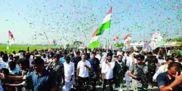 ‘Bharat Jodo Yatra’ enters Telangana, will be on break during Diwali for 3 days
