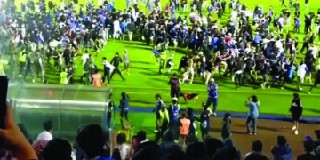 Stampede, riot at Indonesia soccer match; 129 dies