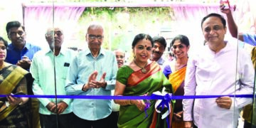 Carnatic Music Exponent Sudha Ragunathan opens 15th Maybell Ethinic Women’s wear store at TNagar