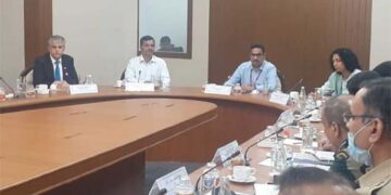 Additional Secretary (Defence Production) visits Gandhinagar for on-site review of 12th edition of DefExpo-2022
