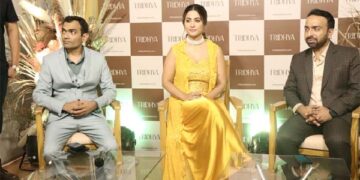 Actress Hina Khan inaugurates the first store of ‘Tridhya’ Fashion for women in Ahmedabad