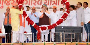 Amit Shah predicts two-third majority for BJP in Gujarat elections, steps up attack on Cong