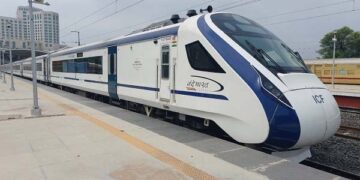 Newly launched Vande Bharat train engine damaged after hitting buffalo herd in Ahmedabad