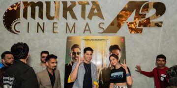Thank God! Stars Sidharth Malhotra, Rakul Preet Singh descend on MuktaA2 cinemas at TRP Bopal in Ahmedabad  
