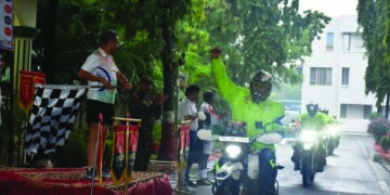 Major GenSukriti Singh Dahiya flags off Dakshin Bharat Motorcycle Expedition