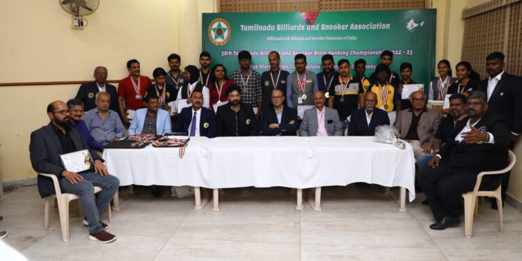 Snookers/Billiards: More players will emerge from TN for national, intl Games, says BFSI President
