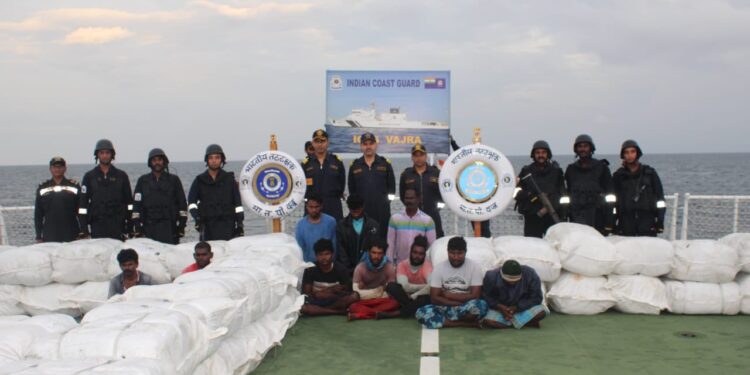 ICG apprehends 4 Indian, Lankan fishing boats for smuggling tendu leaves worth Rs 2 crores