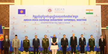 Rajnath & his Cambodian counterpart co-chair maiden India-ASEAN Defence Ministers’ Meeting