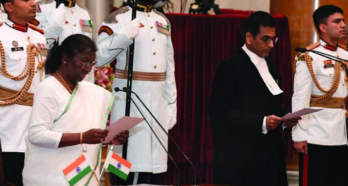 Justice Chandrachud sworn in as the 50th Chief Justice of India
