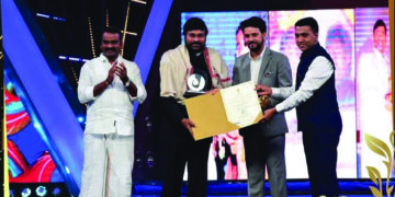 Mega Star Chiranjeevi receives Indian Film Personality of the Year Award for 2022